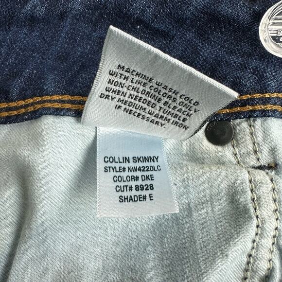 Hudson Collin Skinny Jeans Women’s 28 Flap Back Pockets NWT - Picture 9 of 12